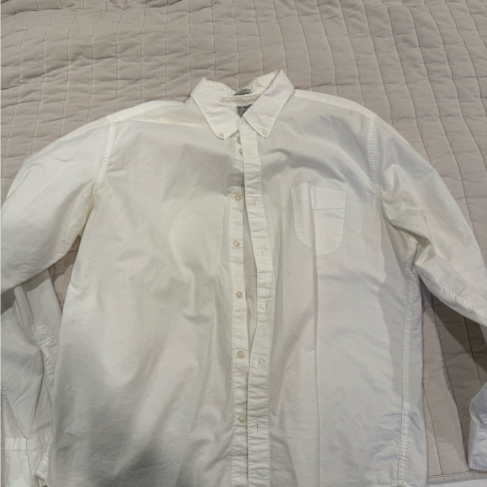 J. Crew Classic White Men's Shirt
